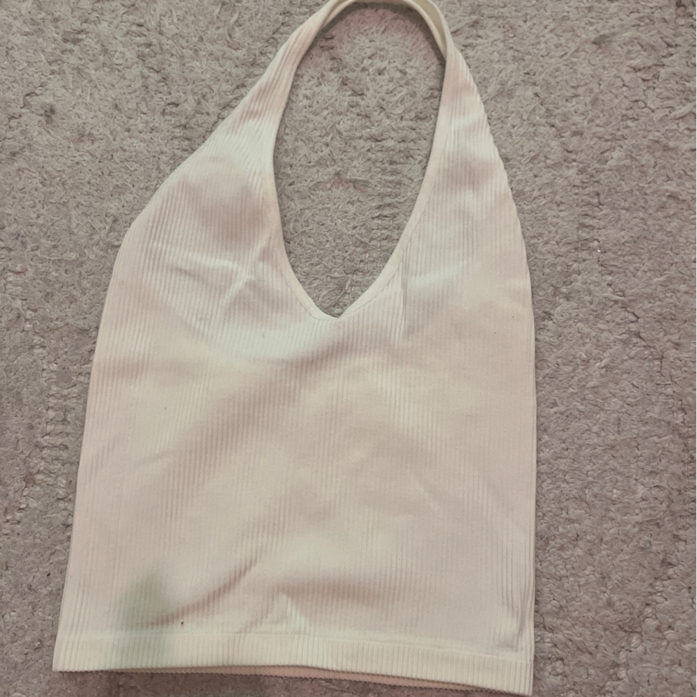 out from under white tank top from urban outfitters